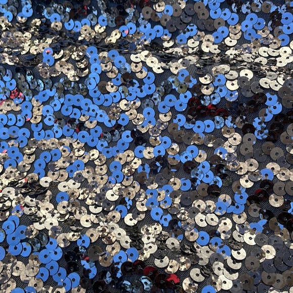 NWT- Anna-Kaci One-Shoulder Sequin Mini Dress Size S - Picture 3 of 11